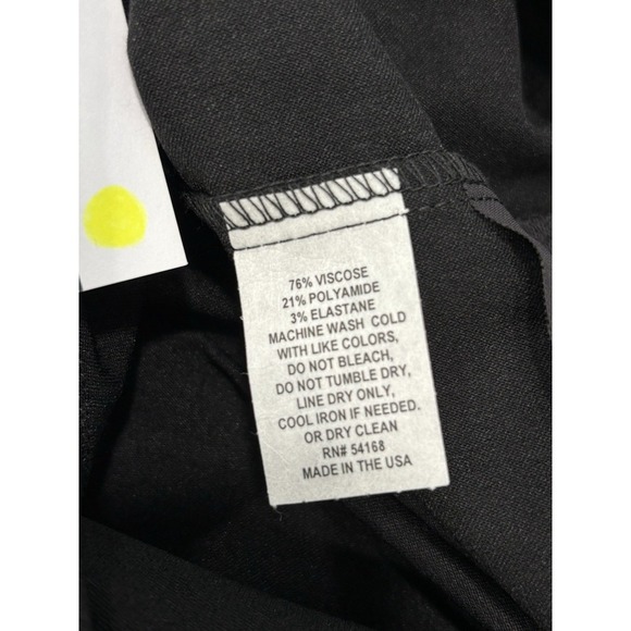 Elliott Lauren Control Stretch Capri Pants Size 10 Black Pull On NWT Minimalist - Picture 6 of 9